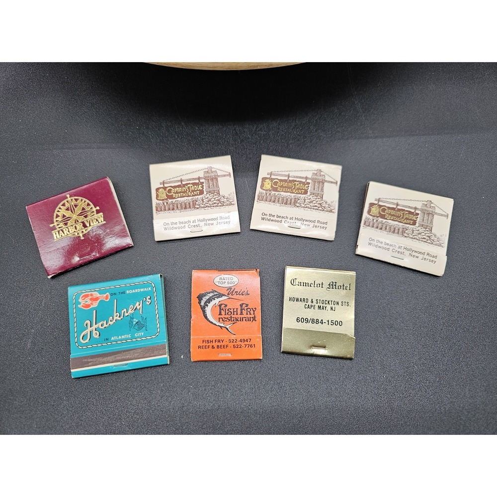 Vintage Lot Of South Jersey Matchbooks Restaurants & Motel